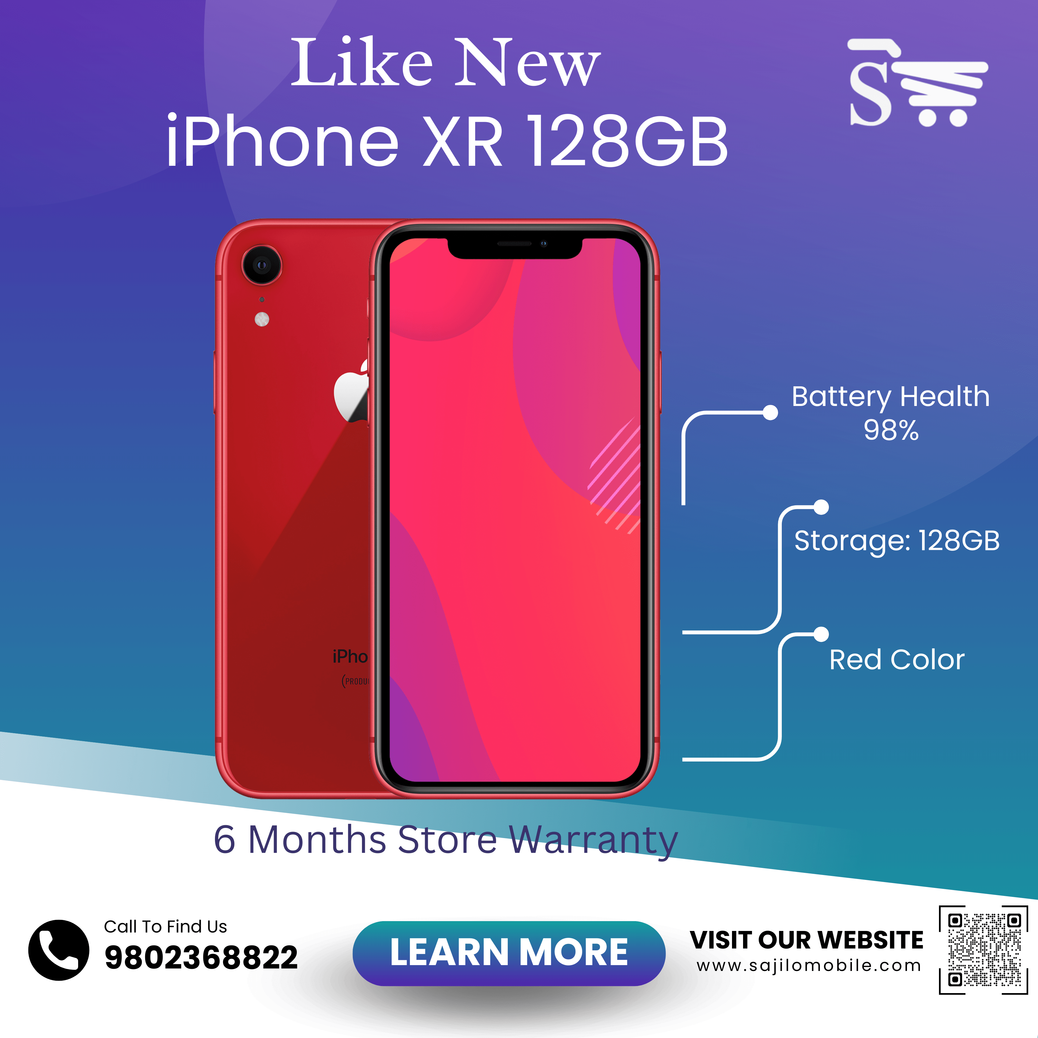  iPhone XR - 128 GB