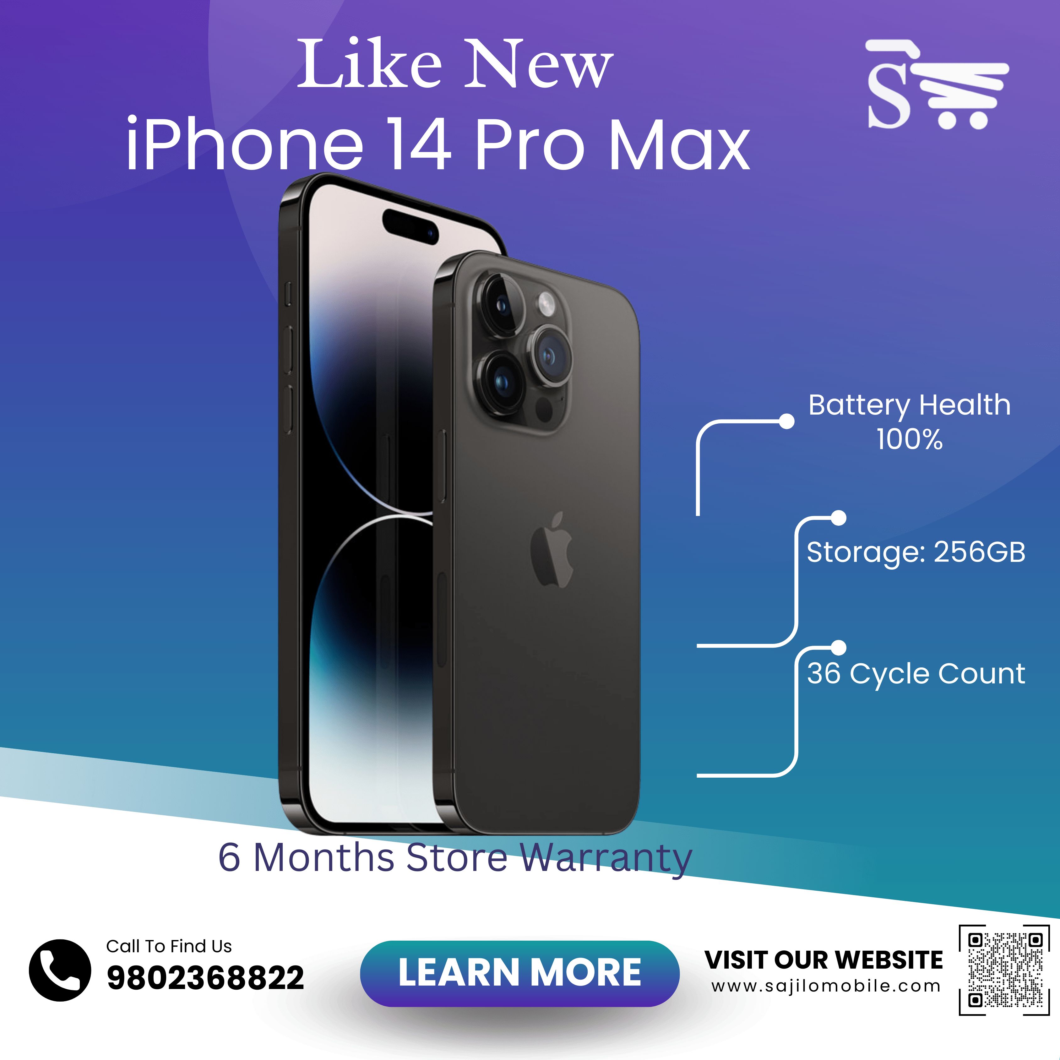  iPhone 14 Pro Max - 256GB